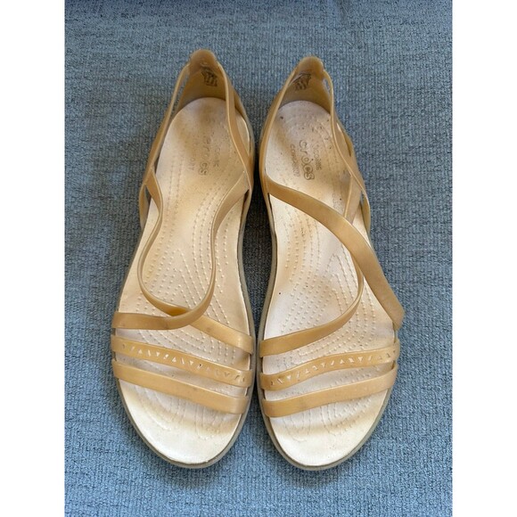 Crocs Women's Comfort Isabella Huarache Style Croslite Footbed Strappy Sandal 7 - Picture 2 of 3